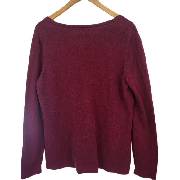 🌿Old Navy Women's XL Plum High Low Longleeve Sweater - Picture 7 of 10